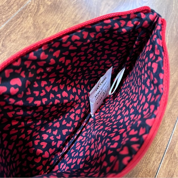 Bringhton red Brown Animal Print zipper Pouch NWOT - Picture 4 of 8